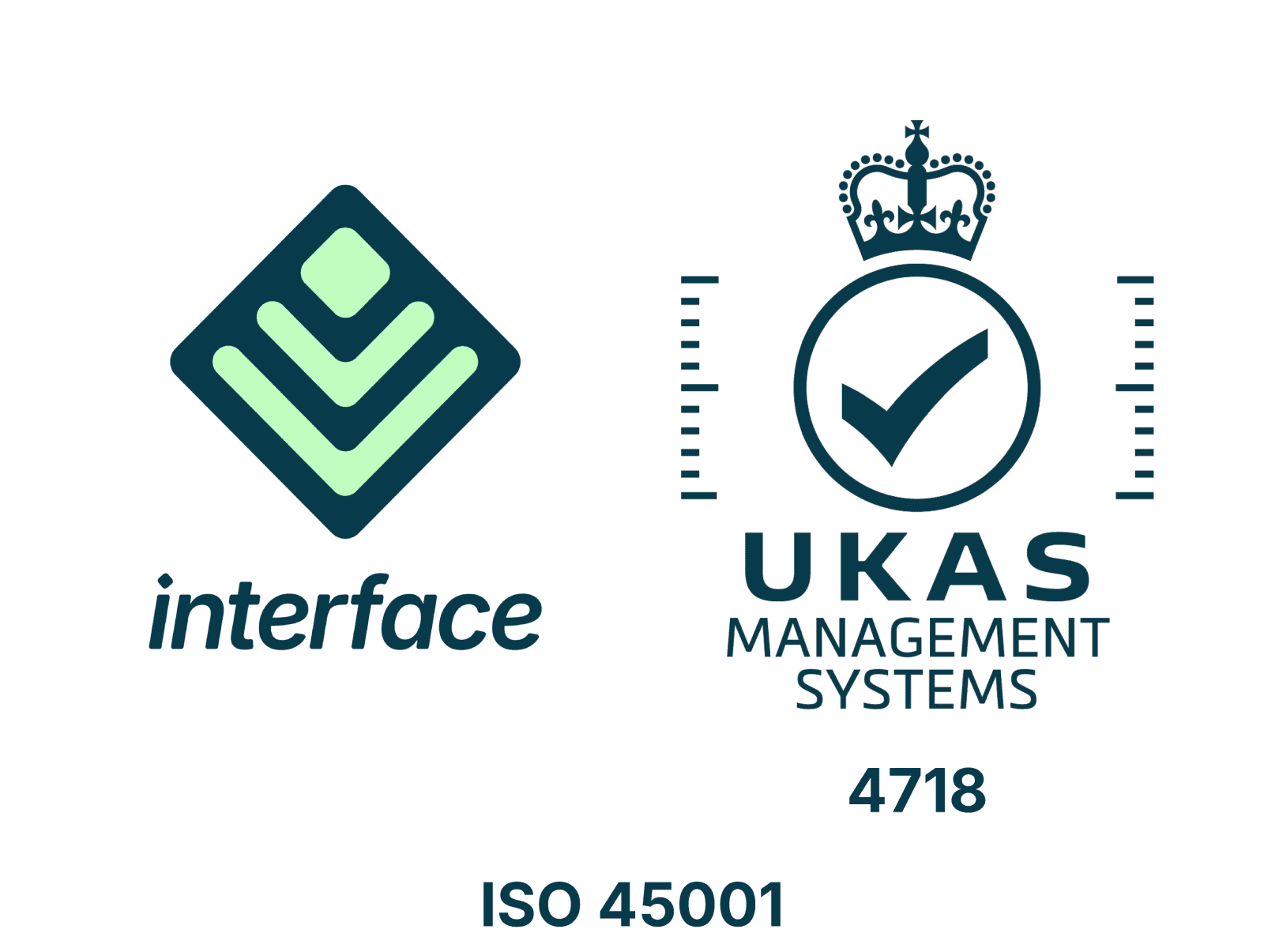 Interface UKAS ISO 45001 Certified High Res 1