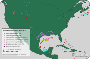 PetroStrat Experience Map America North