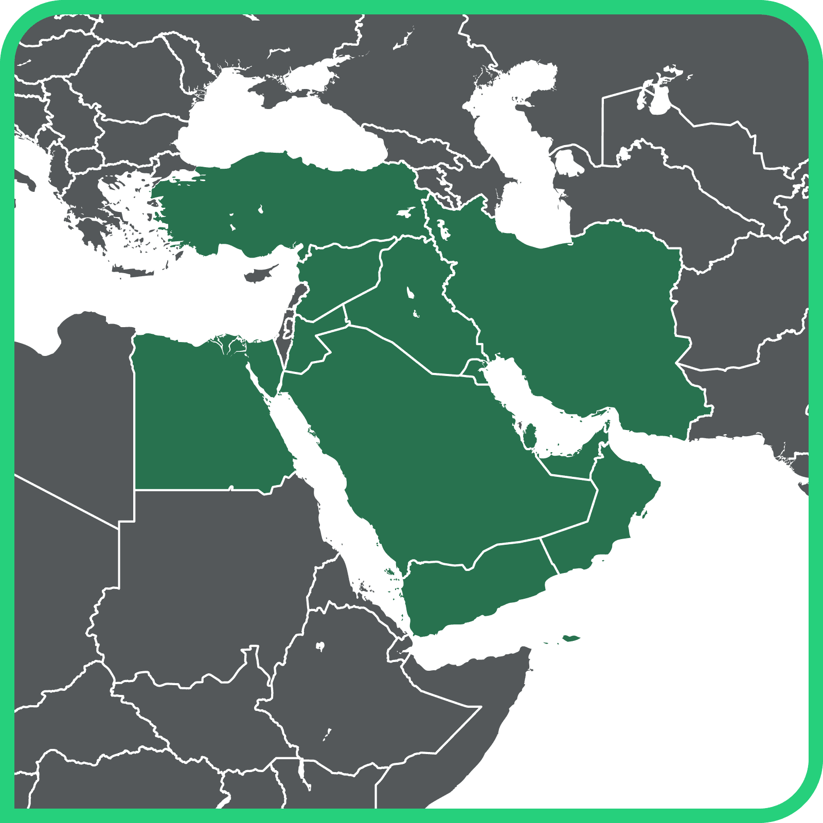 PetroStrat Consultancy UAE Abu Dhabi Middle East Simple Map