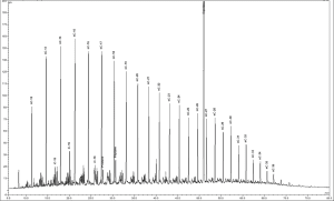 PetroStrat Geochemistry Example Alkane Gas Chromatograms Chart